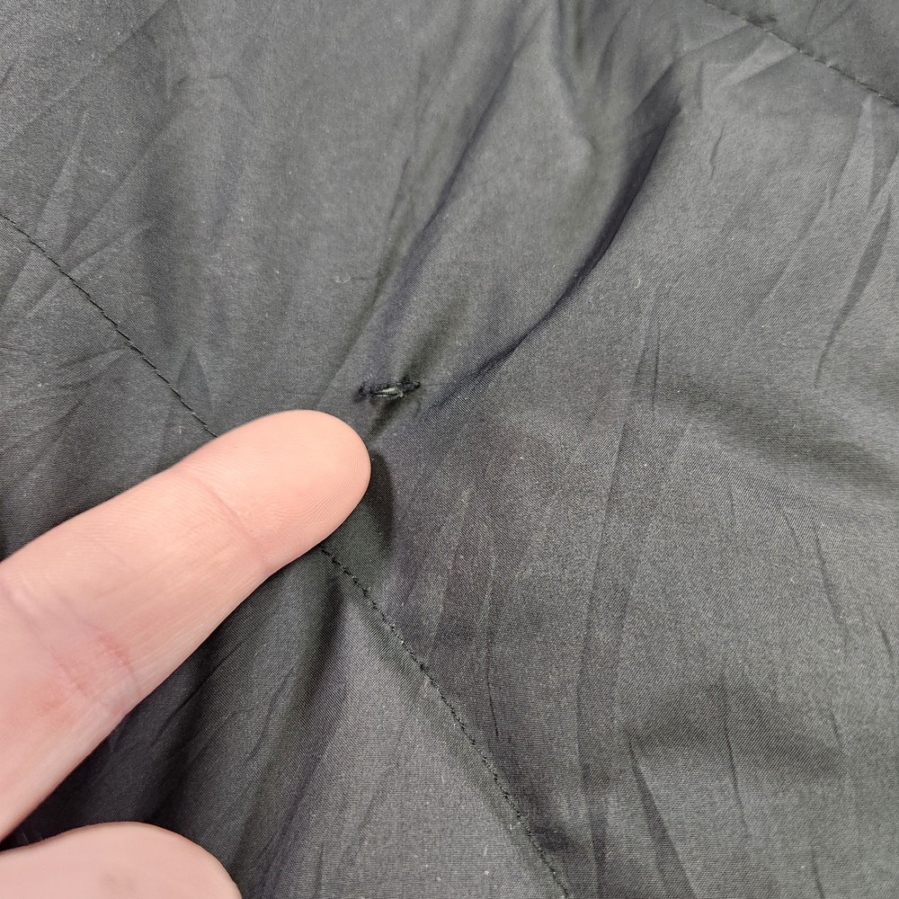 Patagonia Jacket Women Medium Walk In The Parka Down Puffer Long Coat Black READ - Picture 2 of 13